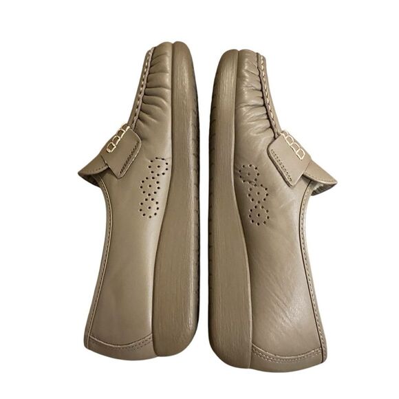 SAS Classic Moc Toe Penny Loafer Mocha Leather in Size 6.5 - Picture 9 of 10